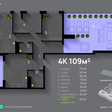 Ексклюзивний пентхаус біля озера — ТЕРАСА, БАСЕЙН, панорамний вид ЖК Манхеттен АП