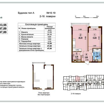 Продаж!!! 1-кімнатна квартира Варшавський 3, будинок 10.10 ЖК Варшавський 3