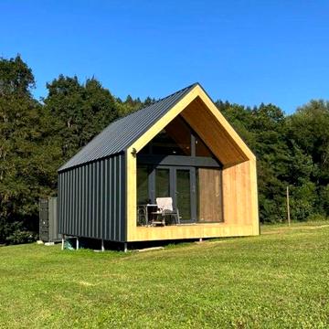 Барнхаус 42 м² під ключ | Каркасний будинок від виробника