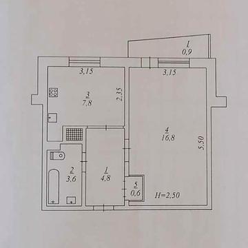 Продаж 1 кім. квартири ,мікрорайон Сонячний
