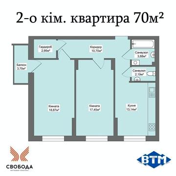 Квартира 75м² в ЖК “Свобода” — сучасний комфорт від забудовника. ЖК Свобода