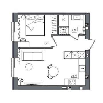 Квартира з вікновидом на захід