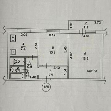 2-кімнатна квартира 47 м² | м. Лісова 10 хв | Лісовий проспект | Газ