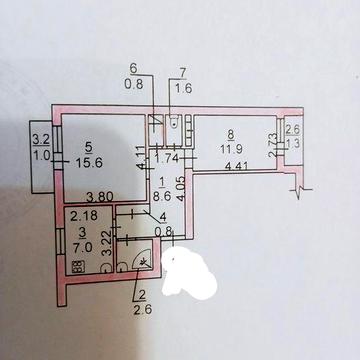 Продається 2-х кімнатна квартира на пр. Центральному 265 ЖК ОСББ