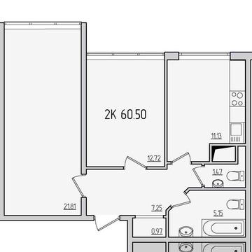 53 Жемчужина. Таирова. 2 комн. Вид на море и частный сектор. ЖК 53 жемчужина