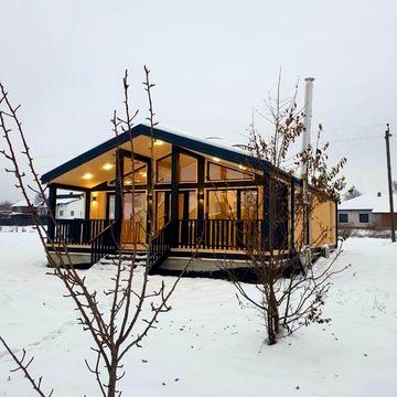 Каркасний Будинок в Яремче за проектом SCANDI 100