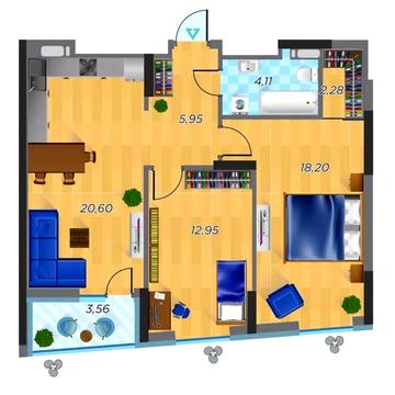 Продажа 2к квартиры центр ЖК Стартр! Шолуденко 30 Шевченковский р-он ЖК Старт
