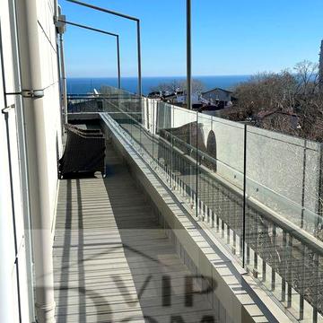 Без комиссии. Квартира Музкомедия, Терраса, Вид моря