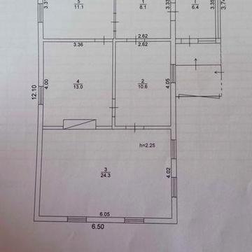 Продам будинок загальною площею 73,5 кВ.м Житомирська обл., с.Карпівці