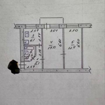 Продается 2 ком квартира р-н 6 гор. больницы , 2\5