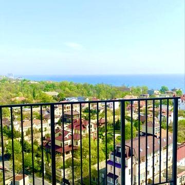 1 комнатная 40 м2 Прямой Вид Моря ЖК Посейдон Дом Сдан