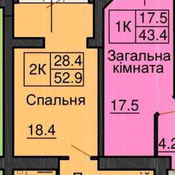 Продам квартиру з терасою 54 кв Софія Клюбний від Мартинова ЖК Софія Клюбний