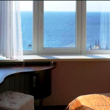 Панорамный вид на море! 2 спальни | Аркадия / дизайнерская квартира!