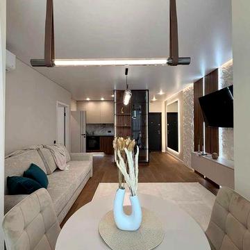 Оренда стильної 1,5-кімнатної поруч з озером в ЖК Manhattan