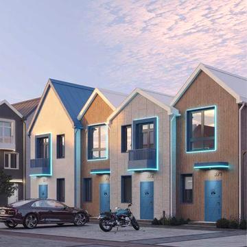 Двоповерховий таунхаус на 2 кімнати, 67м2