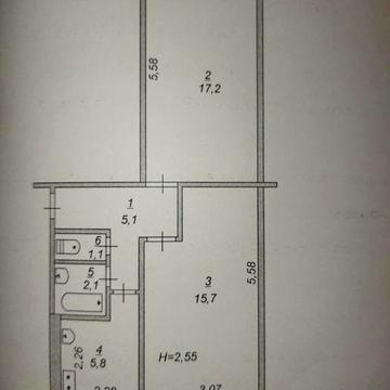 2-х комнатная квартира Югок