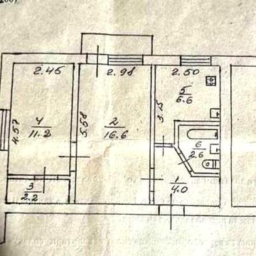 Двокімнатна квартира район спорткомплексу Будівельник