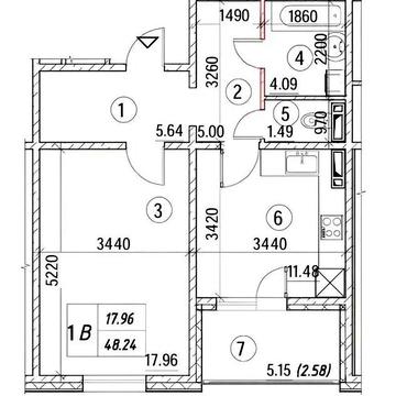 Продам квартиру 48.24м ЖК "Деснянський" (буд2)