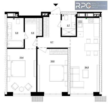 Без комісії!Квартира Мрії! ЖК Русанівська Гавань 80 кв.м Вид на Дніпро ЖК Русанівська Гавань