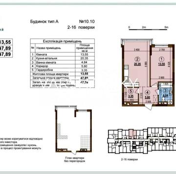 Продаж 1к квартири Варшавський3 ЖК Варшавський 3