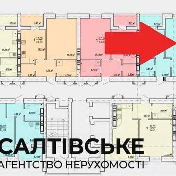 АО-3491 Продам 1К квартиру 47м2 в новострое ЖК Гидропарк