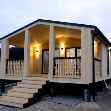 Стильний модульно-каркасний будинок 54 м² під ключ