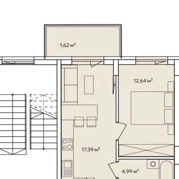 Продається 1 кім. квартира на стадії будівництва у престижному районі ЖК Central Park