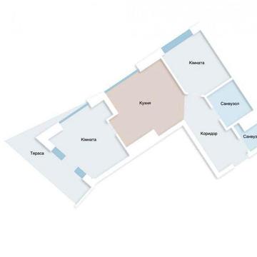 Метрополіс , 3й поверх , краще планування з терасою ЖК Метрополіс