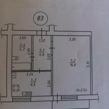 продаж 1-кімнатної квартири з індивідуальним опаленням
