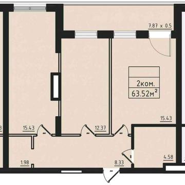 2-комнатная 64 м2 Дом у моря Сдан ЖК Авиньон Дача КовалевскогоID196103
