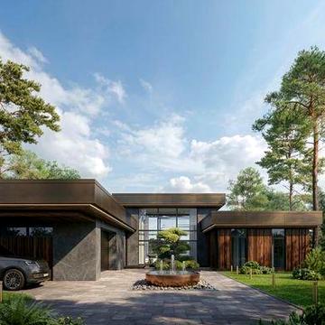 340м Хутор Ясний Розкішний одноповерховий будинок Ходосівка Лісніки