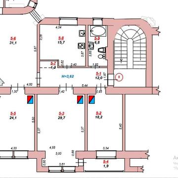 ПРОДАЖ! ЕКСКЛЮЗИВ! Пр.Шевченка!3 км квартира (іол кімнати) 180 м. кв!