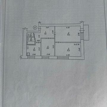 Продаж 3-кімнатної квартири в м.Конотоп.