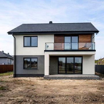 Дім 135м², стіни, вікна, двері, 2 поверхи, теплоізоляція