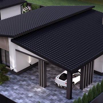 НОВИЙ сучасний будинок з каміном, терасою та навісом на 2 авто