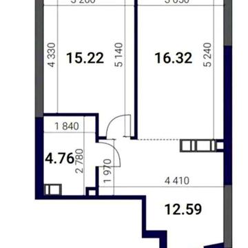 1-кім. 49 кв.м, Грейт, Причальна, Дніпровська Набережна, Осокорки ЖК Грейт/Great