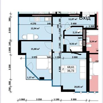 Продаж двокімнатної квартири ЖК Uzh Towers