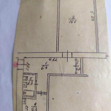 1-комнатная большая квартира с газовой колонкой