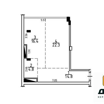 Продаж 1к Квартира Французький бульвар ЖК Девятнадцатая жемчужина