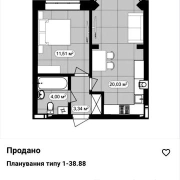 Продаю квартиру на этапі будівництва ЖК Мюнхаузен 2