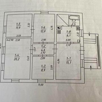 Продаж будинку в с. Гнідин. 82 кв.м. 16 соток.