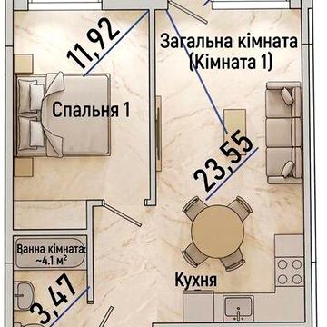 Квартира біля моря в ЖК «Пространство на Літературній ЖК Пространство на Литературной