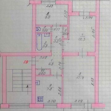 Продам 3х кімнатну квартиру в м. Марганець, по вул. Лермонтова, 14