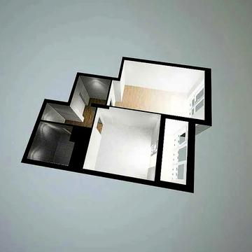 Переуступка Панорама 1-к квартири 43 м² від власника | Малоголосківсь ЖК Нове життя