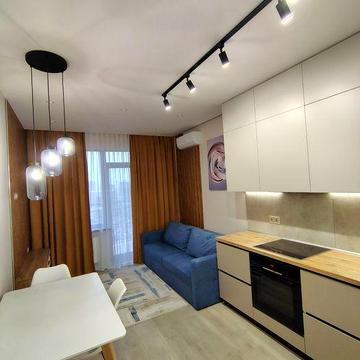 Кухня-студия и спальня в ЖК " Лимнос"/ Педагогическая