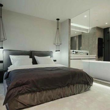 В. Тютюнника, 28-А. ЖК "Cardinal" Спальня з джакузі і гардеробом