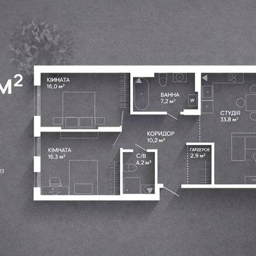 Продається 3-кімнатна квартира Family Plaza | розтермінування ЖК Famely Plaza