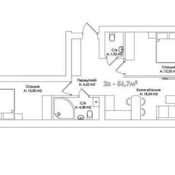 Продаж 2к розпашонка з ГАЗом від Забудовника. Держпрограми ТАК! ЖК Квартал Соборна