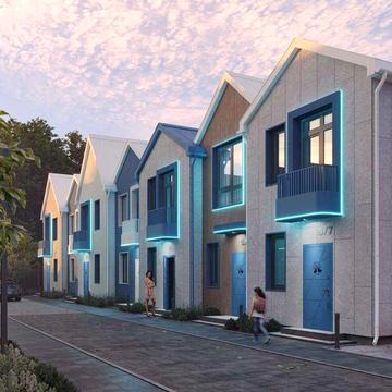 Таунхаус від Смарт Девелопмент. 67 м2 - 2 кімнати. Розтермінування