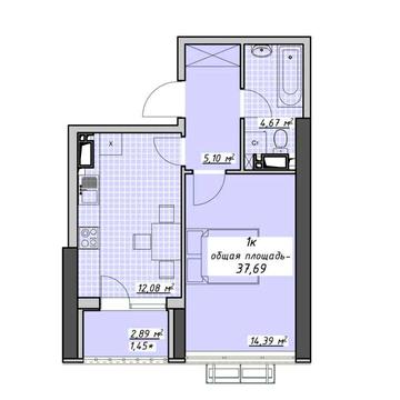 ЖК Атмосфера, пер.Курортный/Аркадия 1-я квартира ЖК Атмосфера